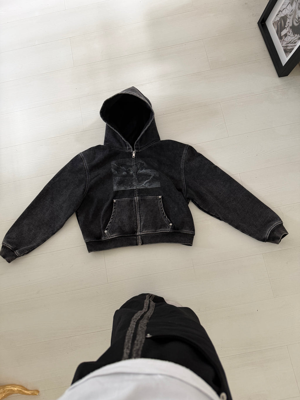 “Jaguar in moonlight” hoodie