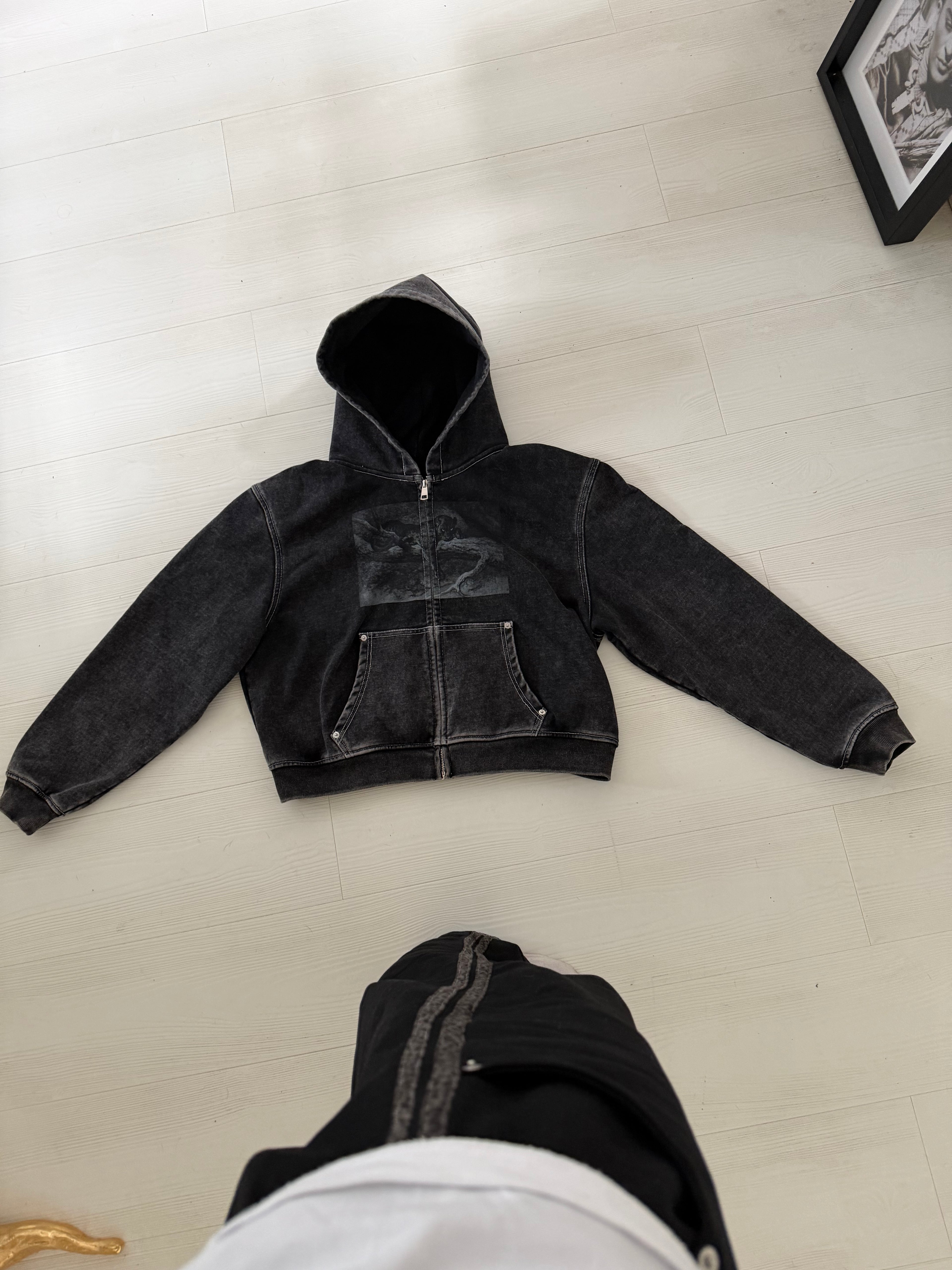 “Jaguar in moonlight” hoodie